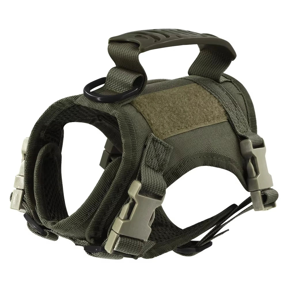 Petavel Tactical Pet Harness With Handle And Adjustable Leash