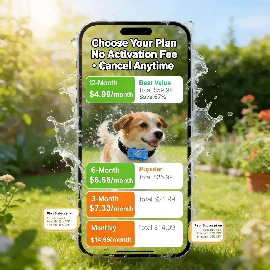 WANWAYTECH 4G GPS Pet Tracker With Real-Time Tracking And Waterproofing