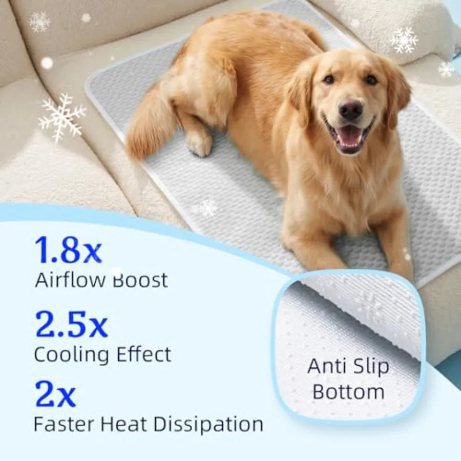 Self Cooling Pet Mat Breathable Washable For Dogs And Cats