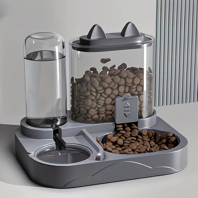 2In1 Pet Feeder Water Dispenser Dry Wet Separation For Pets
