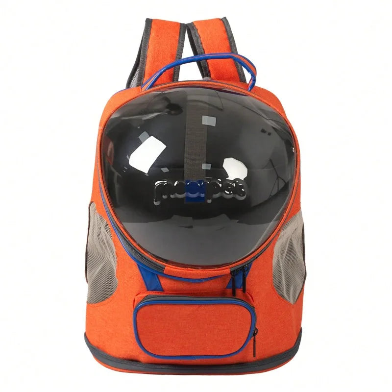 Foldable Breathable Cat And Dog Backpack Carrier For Travel