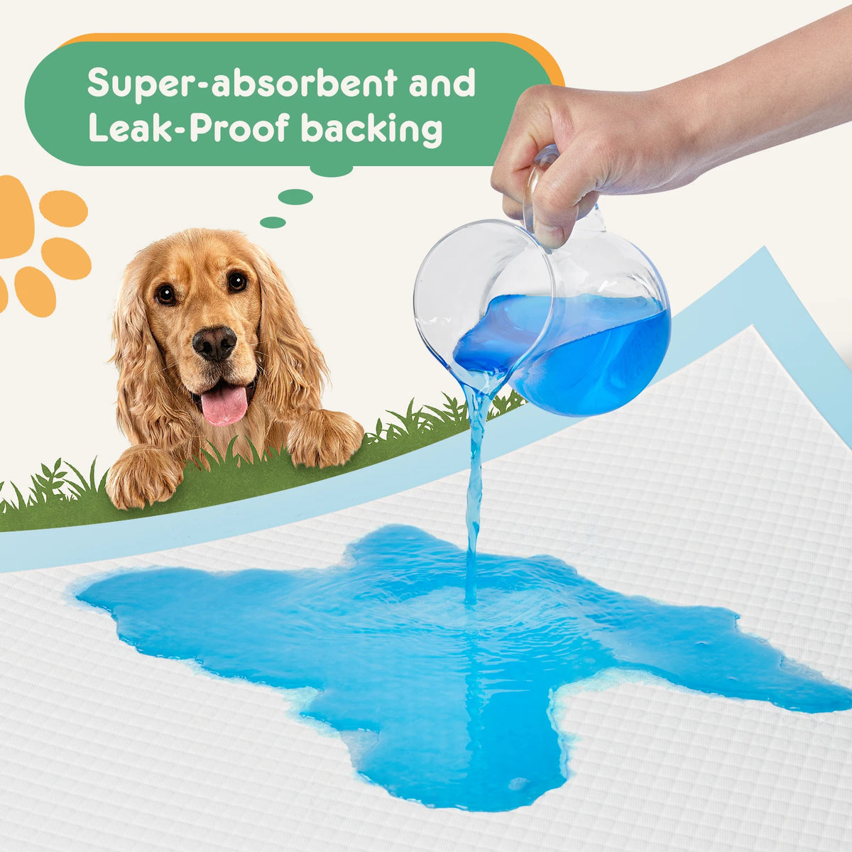 JHK Super Absorbent Disposable Pet Underpads Quick Drying Leakproof