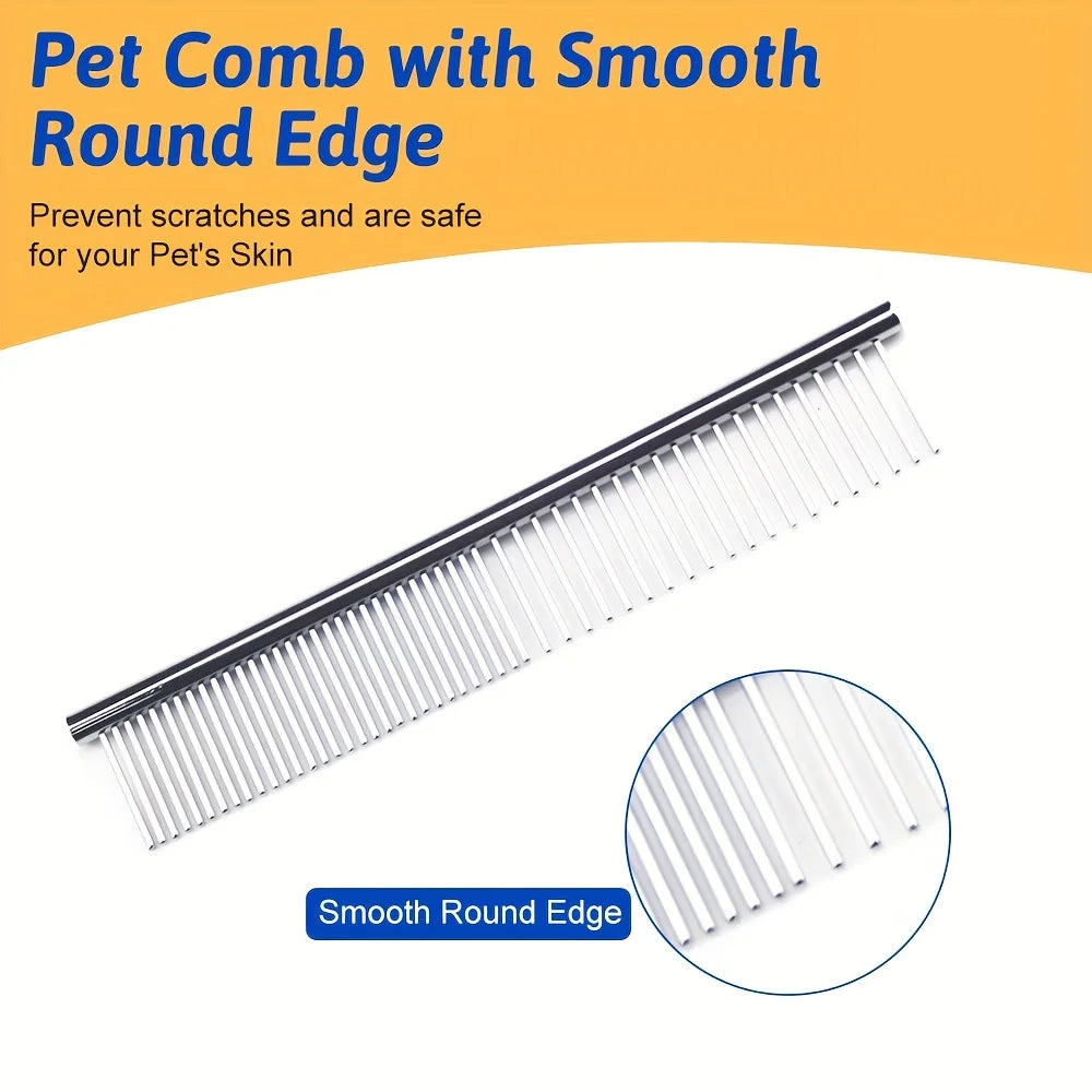 Stainless Steel Titanium Coated Dog Grooming Scissors Set