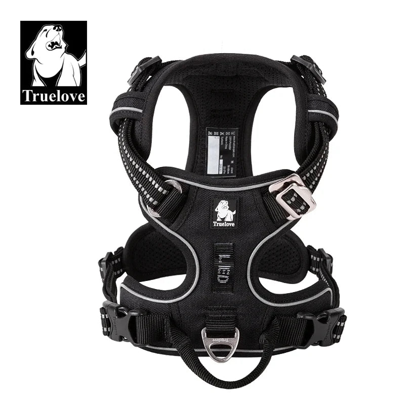 TRUELOVE Reflective Adjustable No Pull Dog Harness for Walking