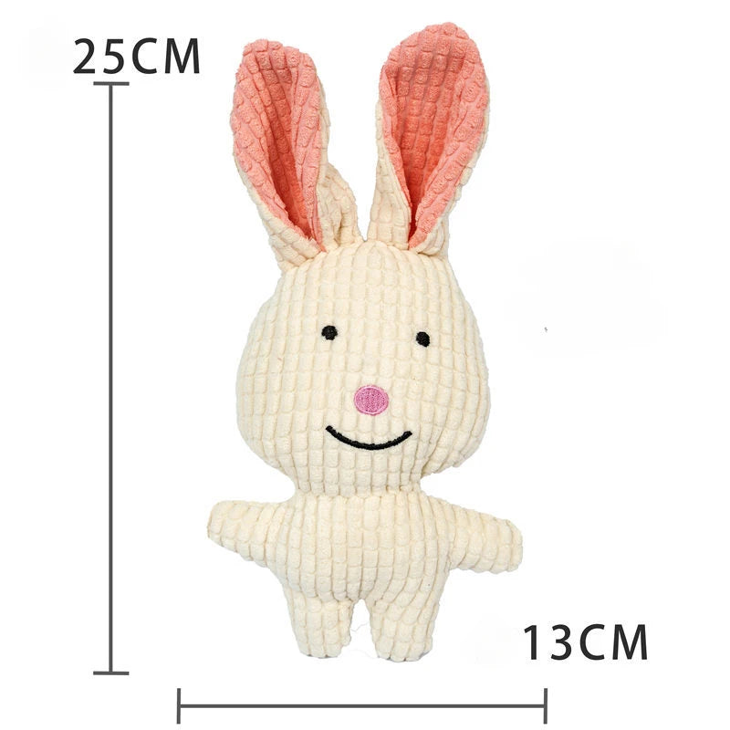 Plush Fleece Chew Toy Bite Resistant Teeth Grinding Duck Dog Toy