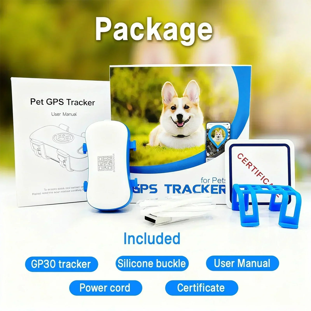 WANWAYTECH 4G GPS Pet Tracker With Real-Time Tracking And Waterproofing