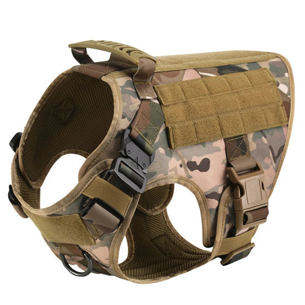 PetraVel Padded Quick Release Nylon Dog Harness And Leash Set