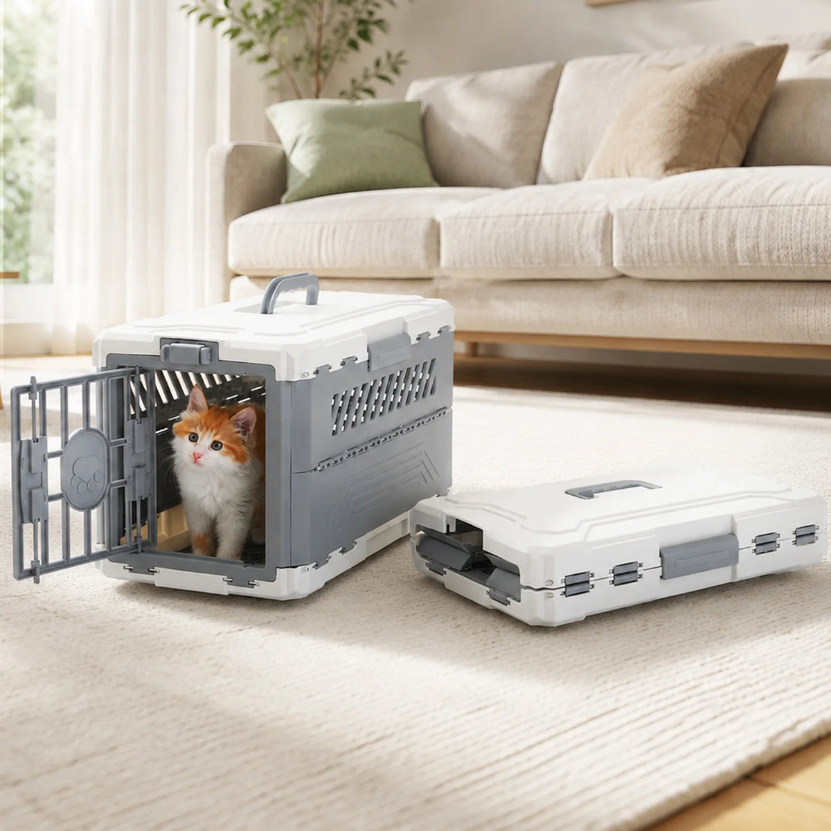 PAWZ Road Collapsible Pet Carrier And Secure Travel Crate