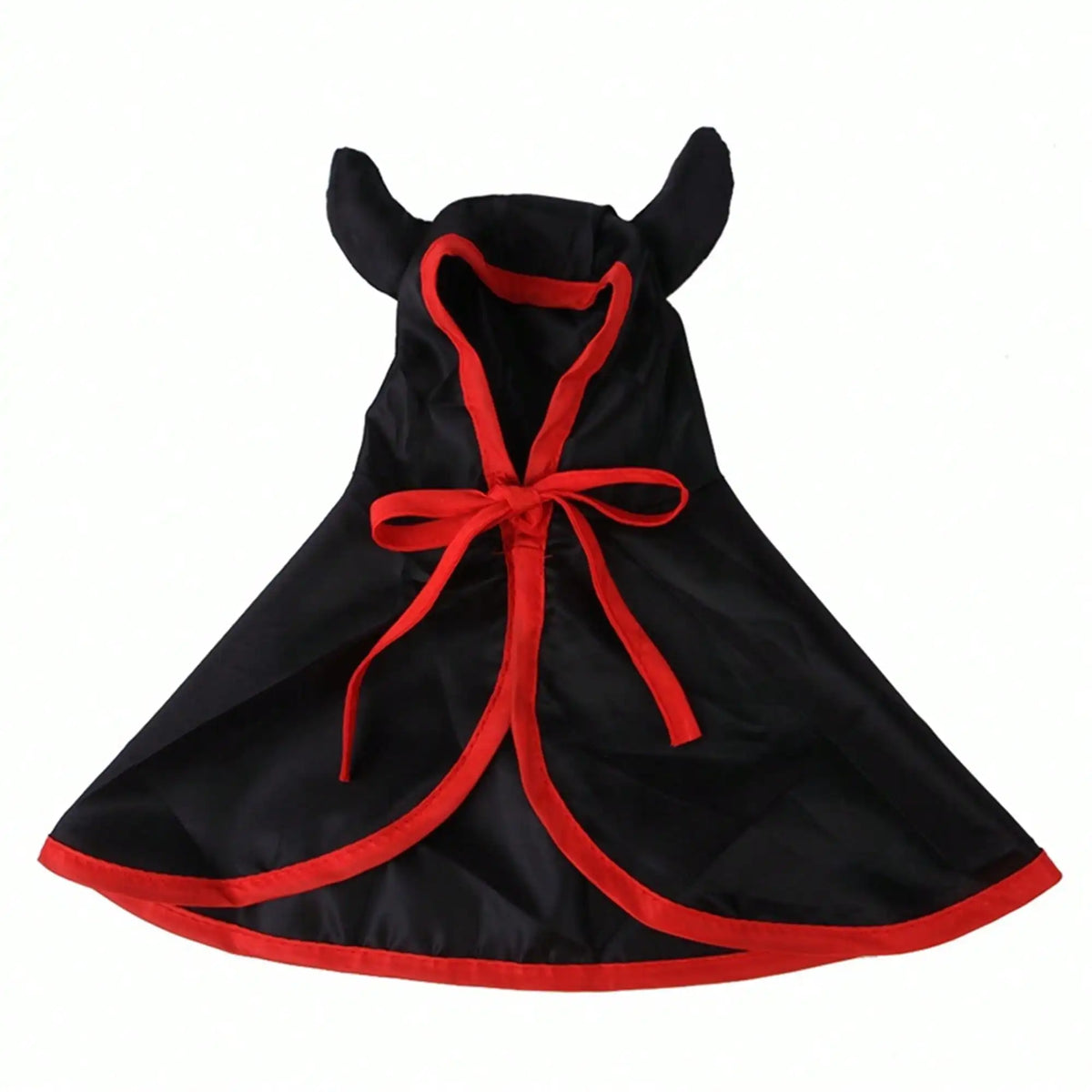Halloween Dog Costume Cape And Devil Hat Headband For Pets