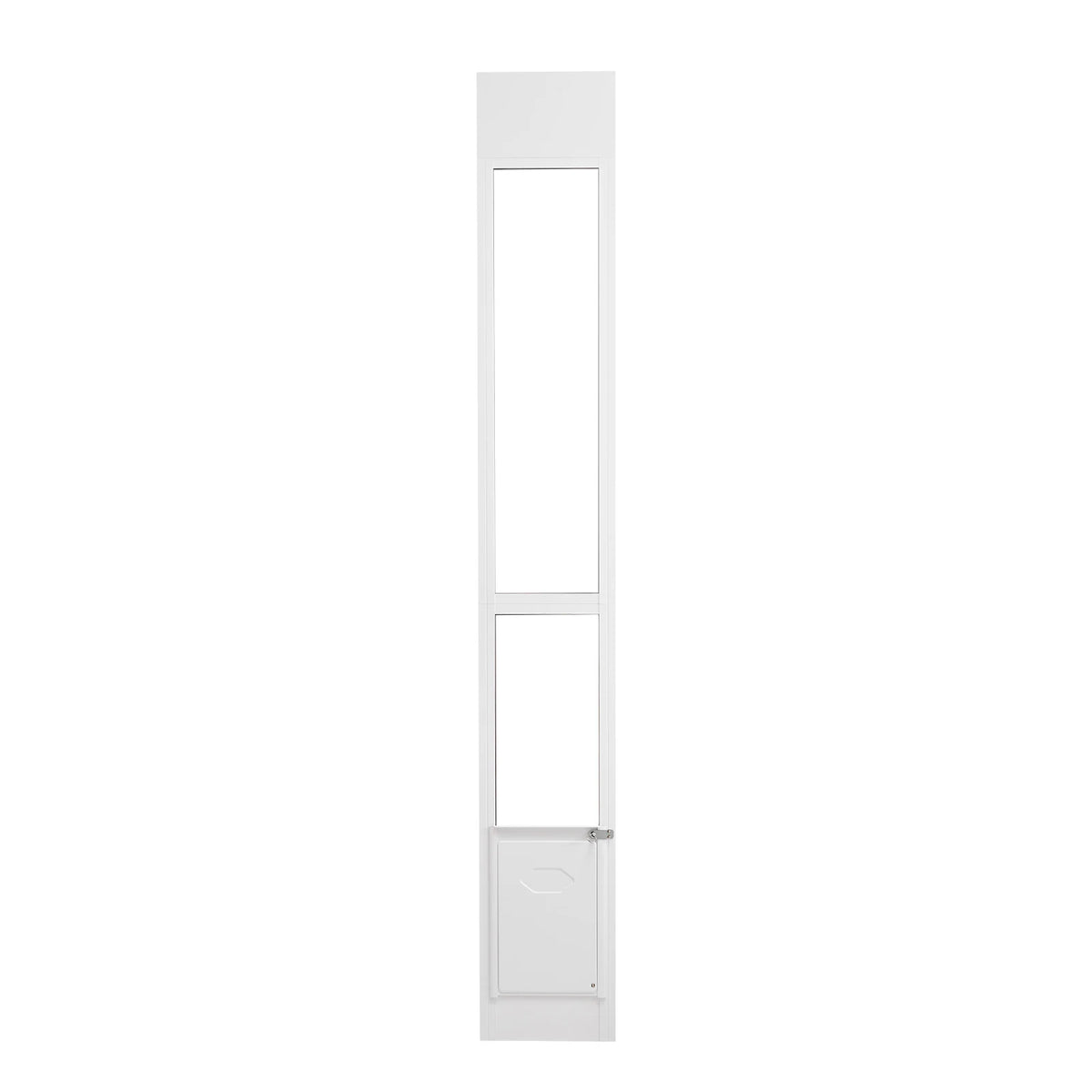 SucceBuy Adjustable Aluminum Frame Pet Door For Sliding Glass
