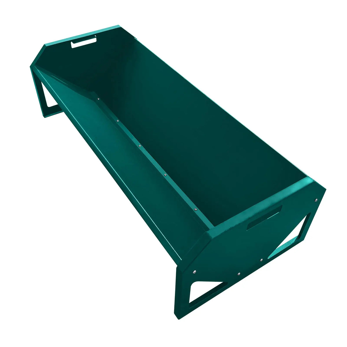 HiMISS Durable Galvanized Steel Livestock Hay Trough