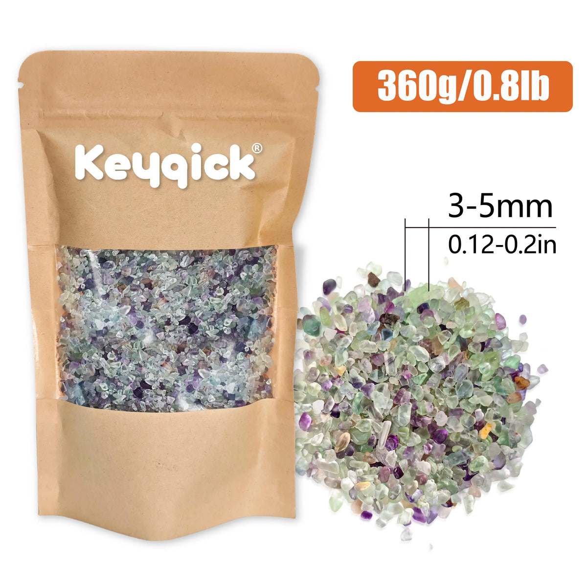 Natural Fluorite Fragments Decorative Crystal Mineral Pebbles For Plants