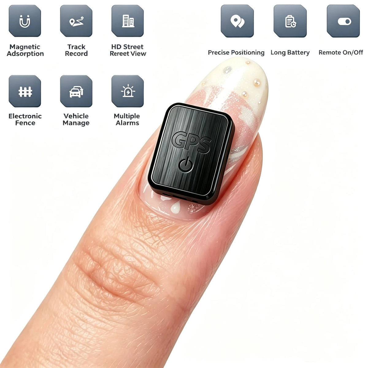 Waterproof Magnetic GPS Tracker With Real Time Location Tracking