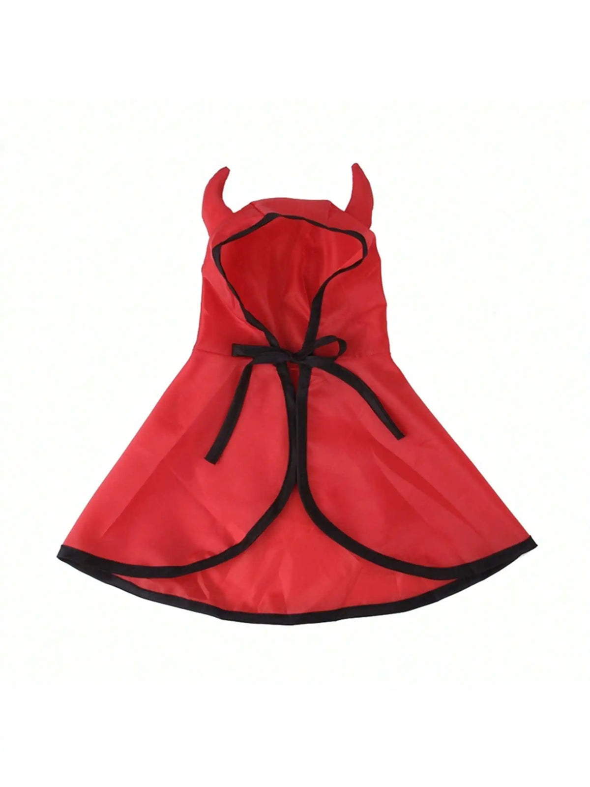 Halloween Dog Costume Cape And Devil Hat Headband For Pets