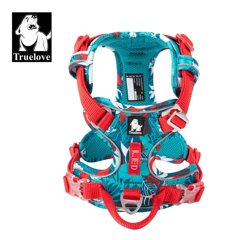 TRUELOVE Reflective Adjustable No Pull Dog Harness for Walking
