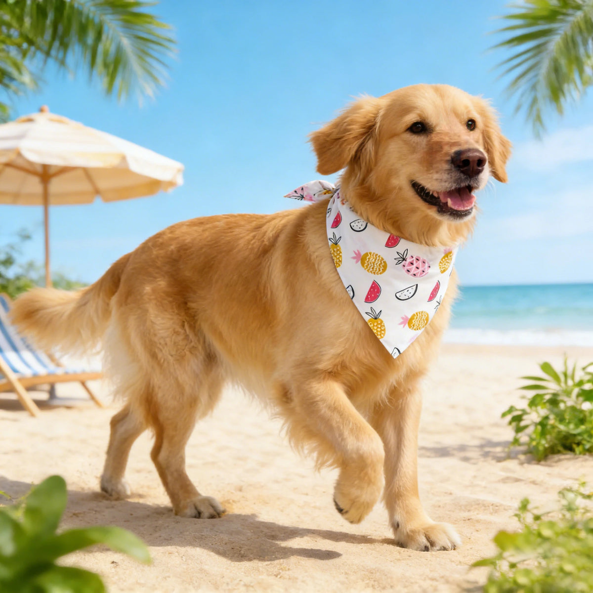Soft Washable Dog Bandana Cloth Triangle Scarf Kerchief Adjustable