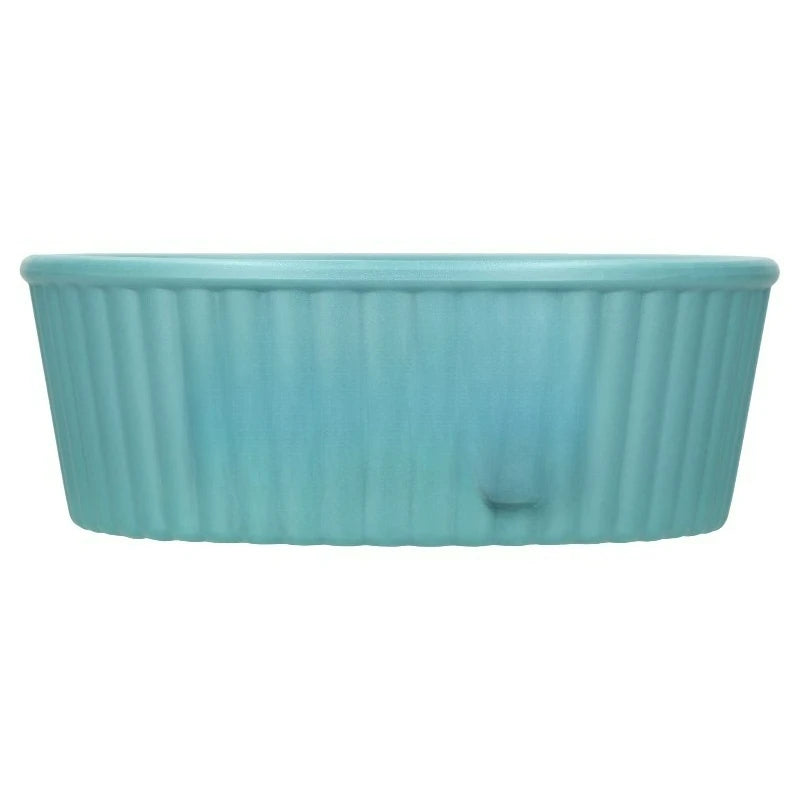 Round Plastic Pet Food and Water Bowl for Everyday Feeding
