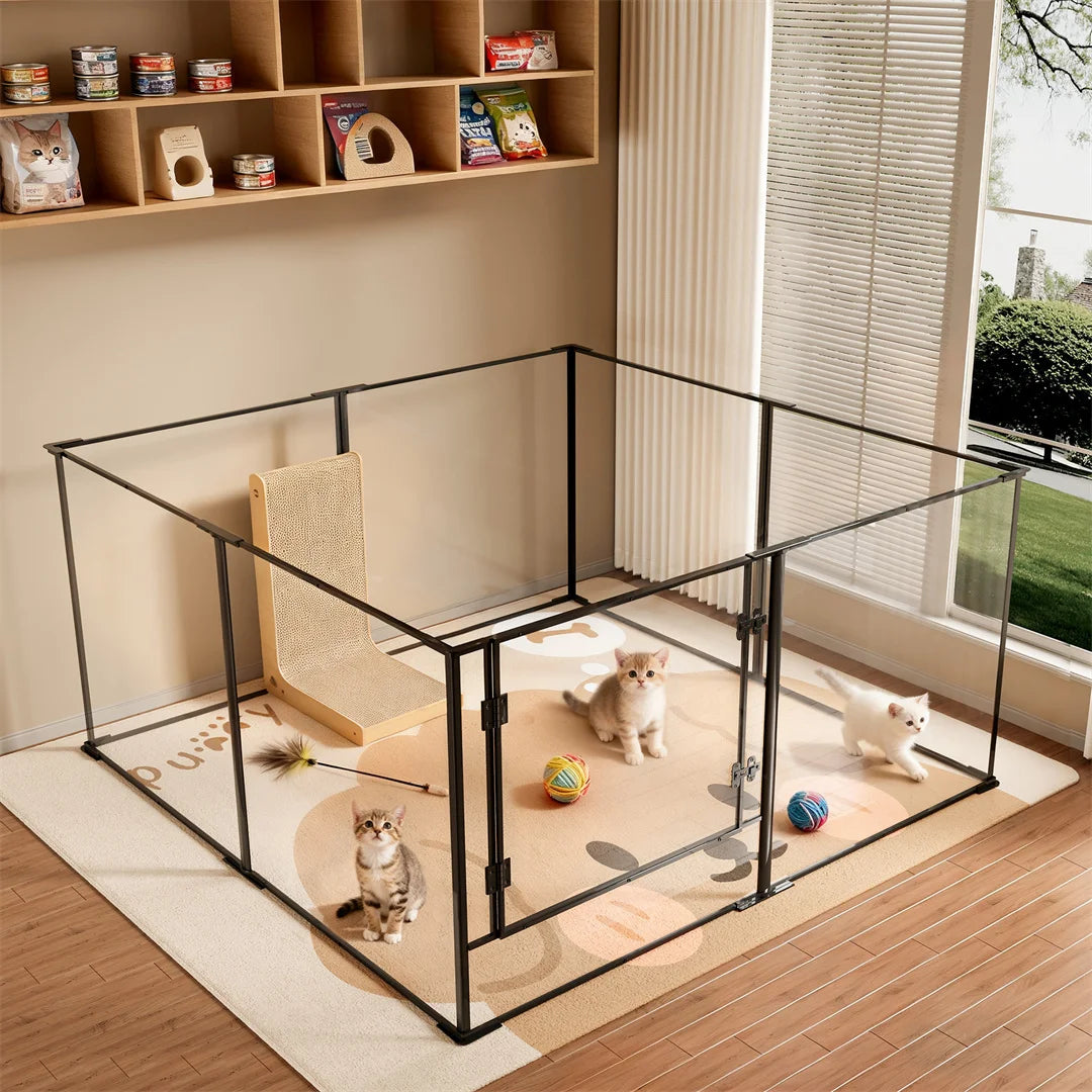 Bingopaw Dog Playpen Exercise Fence For Puppies Rabbits