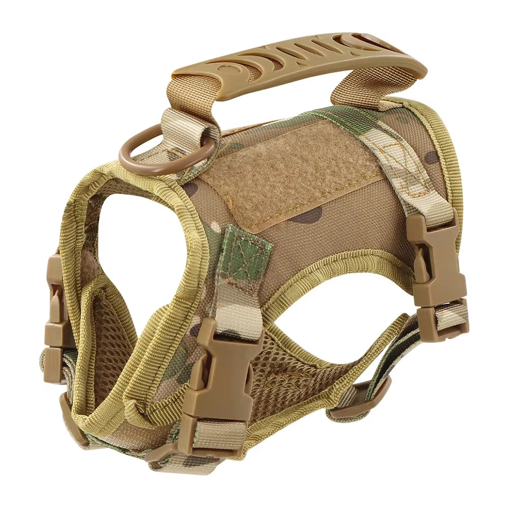 Petavel Tactical Pet Harness With Handle And Adjustable Leash