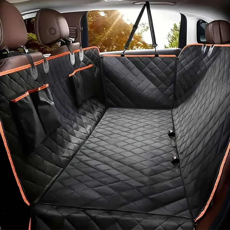 Premium Waterproof Dog Car Seat Cover With Nonslip Hammock Design