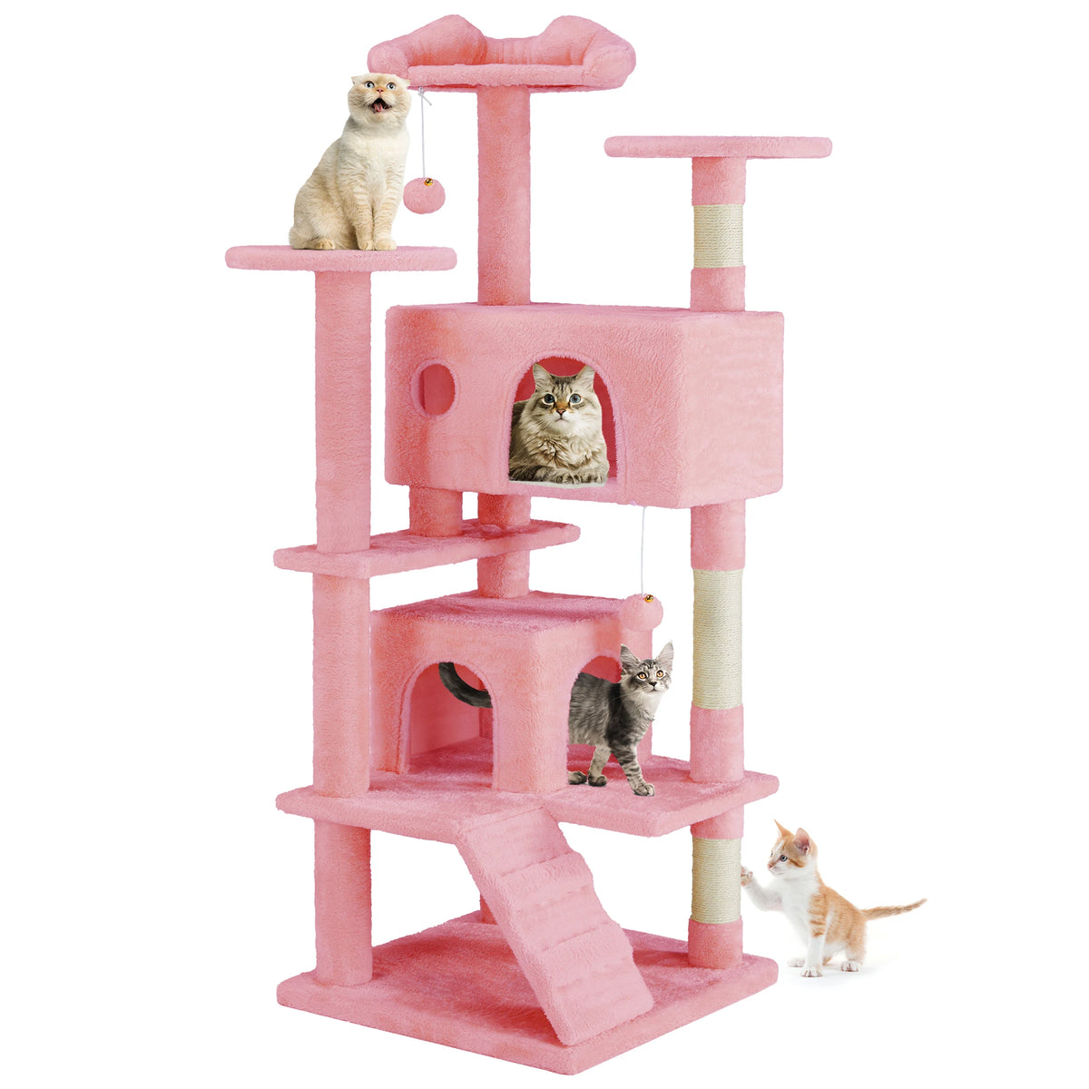 MCQ Multilayer Cat Tree Tower With Sisal Scratching Condo
