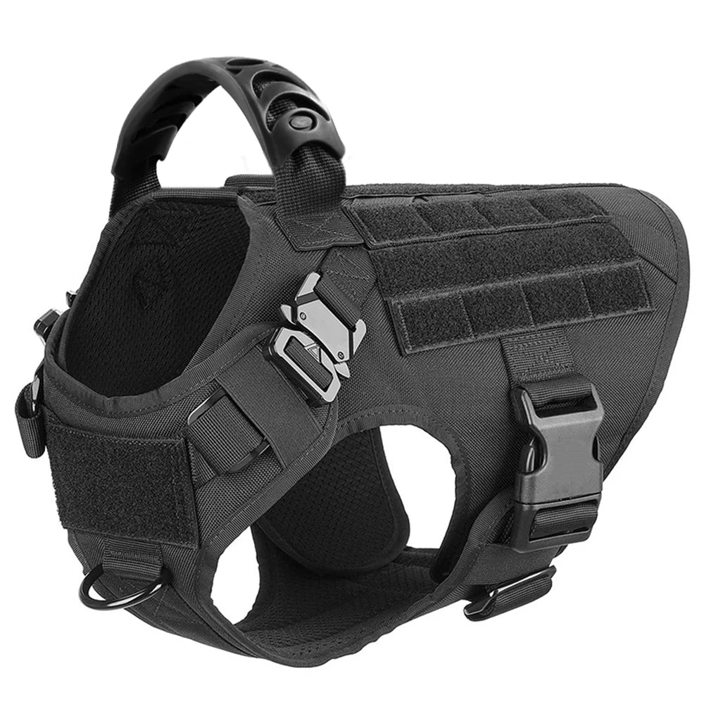 PetraVel Padded Quick Release Nylon Dog Harness And Leash Set