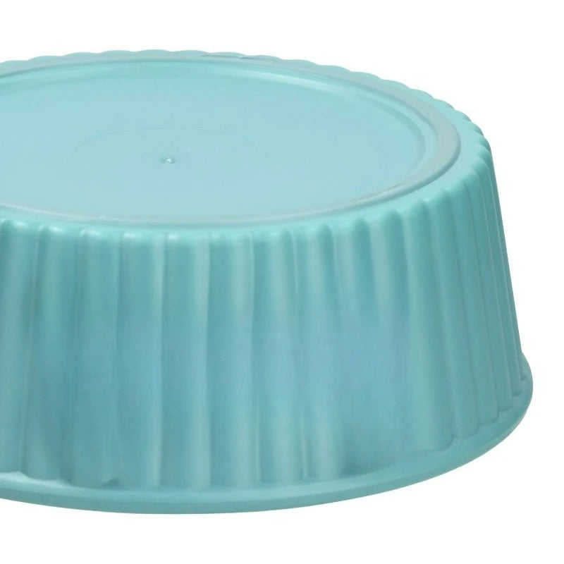 Round Plastic Pet Food and Water Bowl for Everyday Feeding