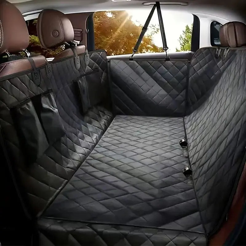 Premium Waterproof Dog Car Seat Cover With Nonslip Hammock Design