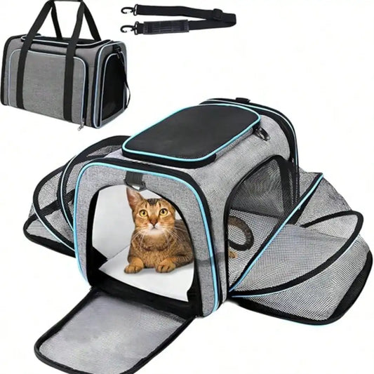 Airline Approved Soft Sided Pet Travel Carrier With Fleece Pad