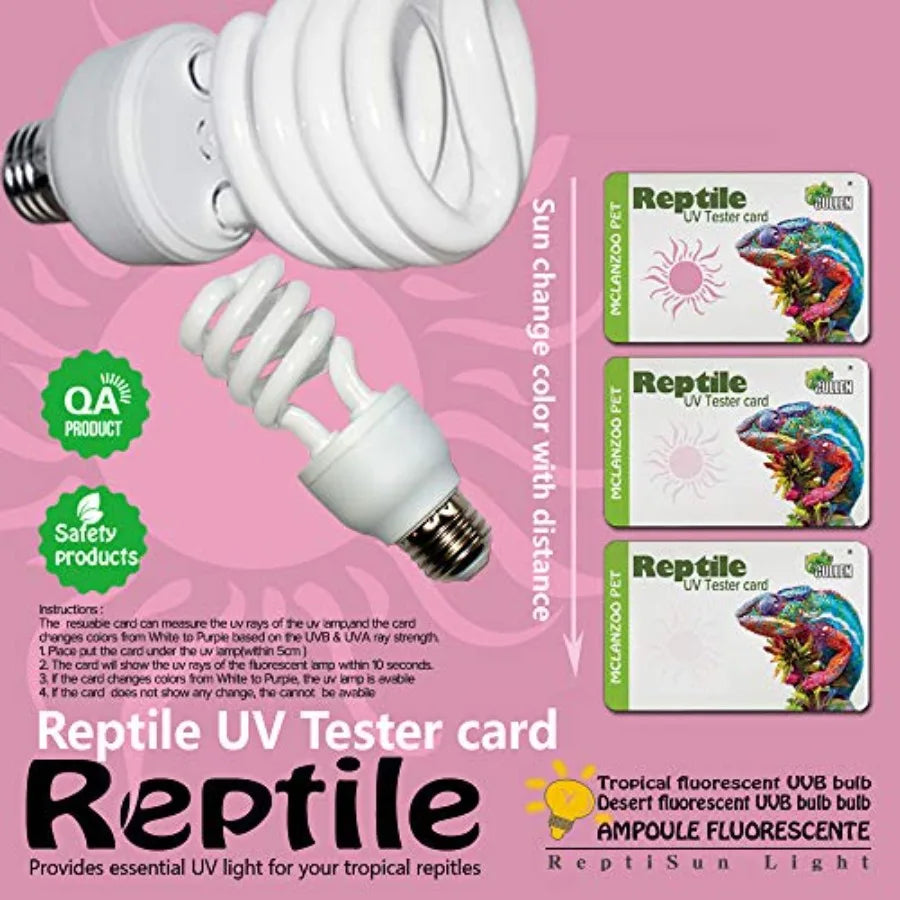 Compact Fluorescent Reptile Bulb UVA UVB For Bearded Dragon