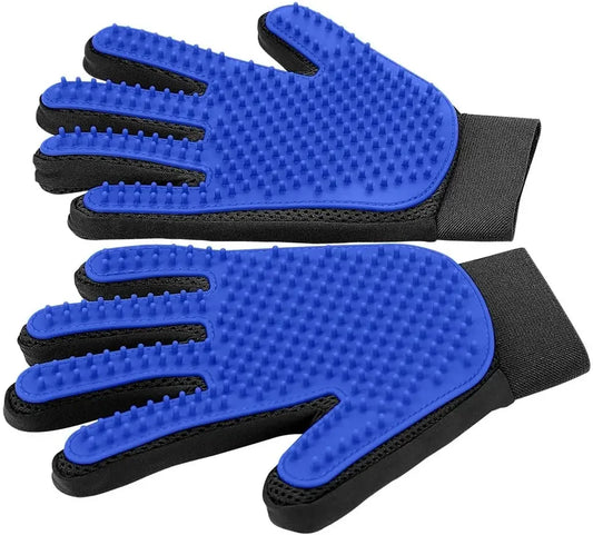 Gentle Pet Grooming Glove For Easy Hair Removal On Pets