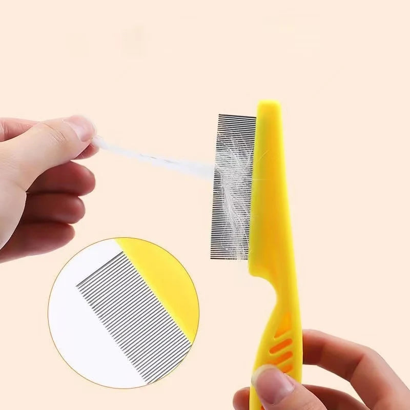 Comfortable Arc Handle Pet Grooming Comb For Cats And Dogs