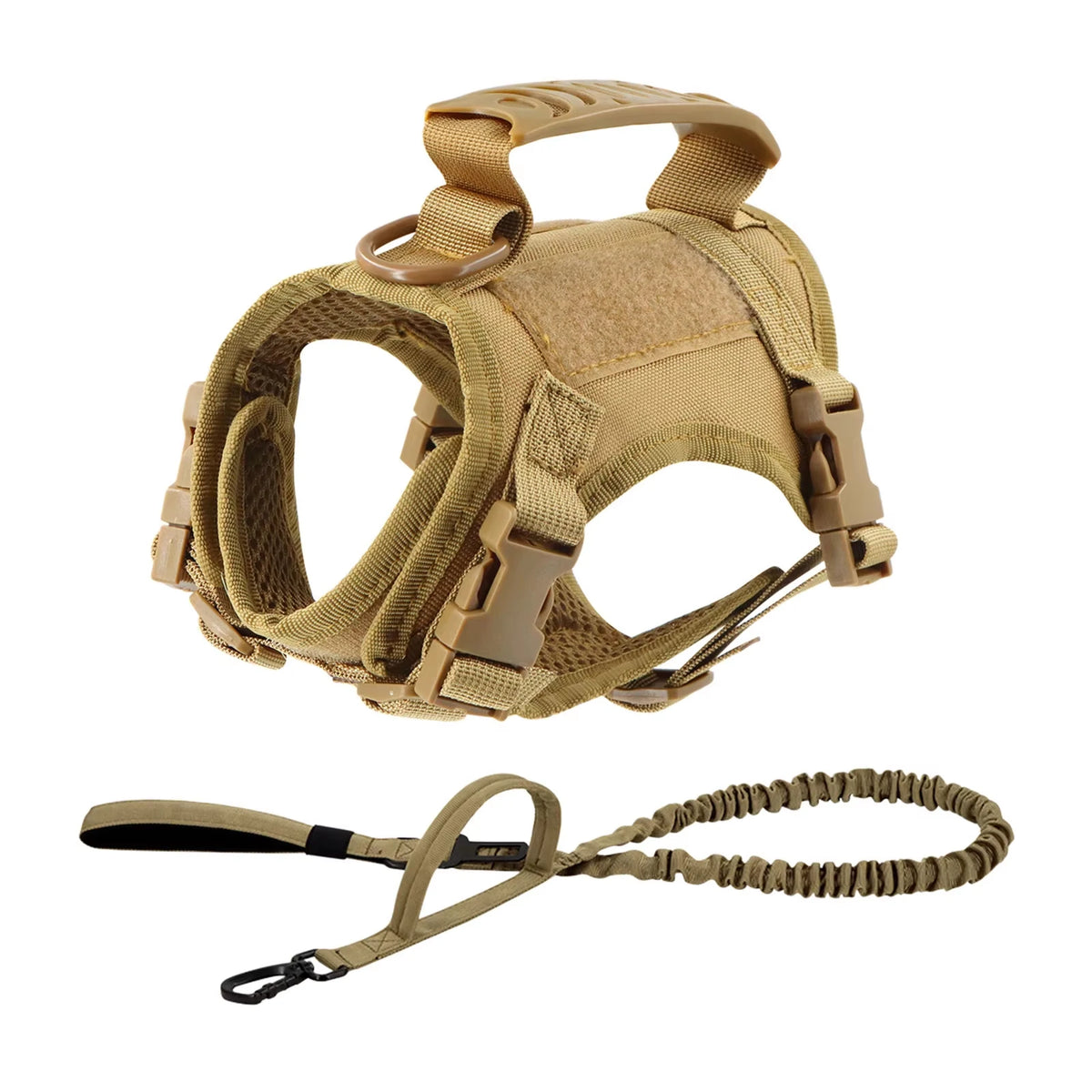 Petavel Tactical Pet Harness With Handle And Adjustable Leash