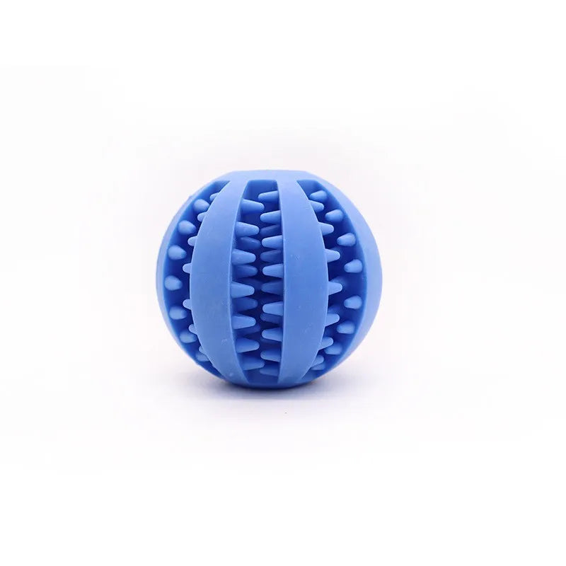 Durable Rubber Dog Toy Ball For Teething And Treat Dispensing