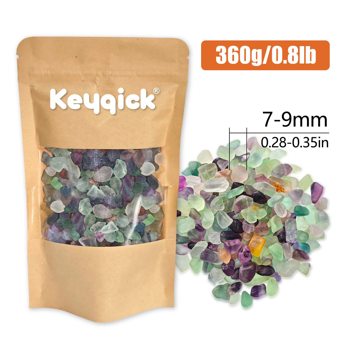 Natural Fluorite Fragments Decorative Crystal Mineral Pebbles For Plants