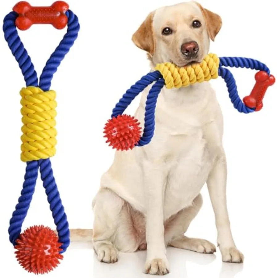 Premium Durable Nylon Sisal Dog Rope Toy For Active Dogs