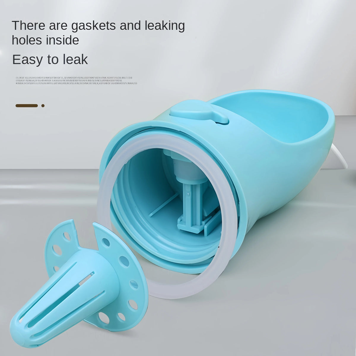 Portable Pet Water Bottle With Food Storage And Drinking Bowl