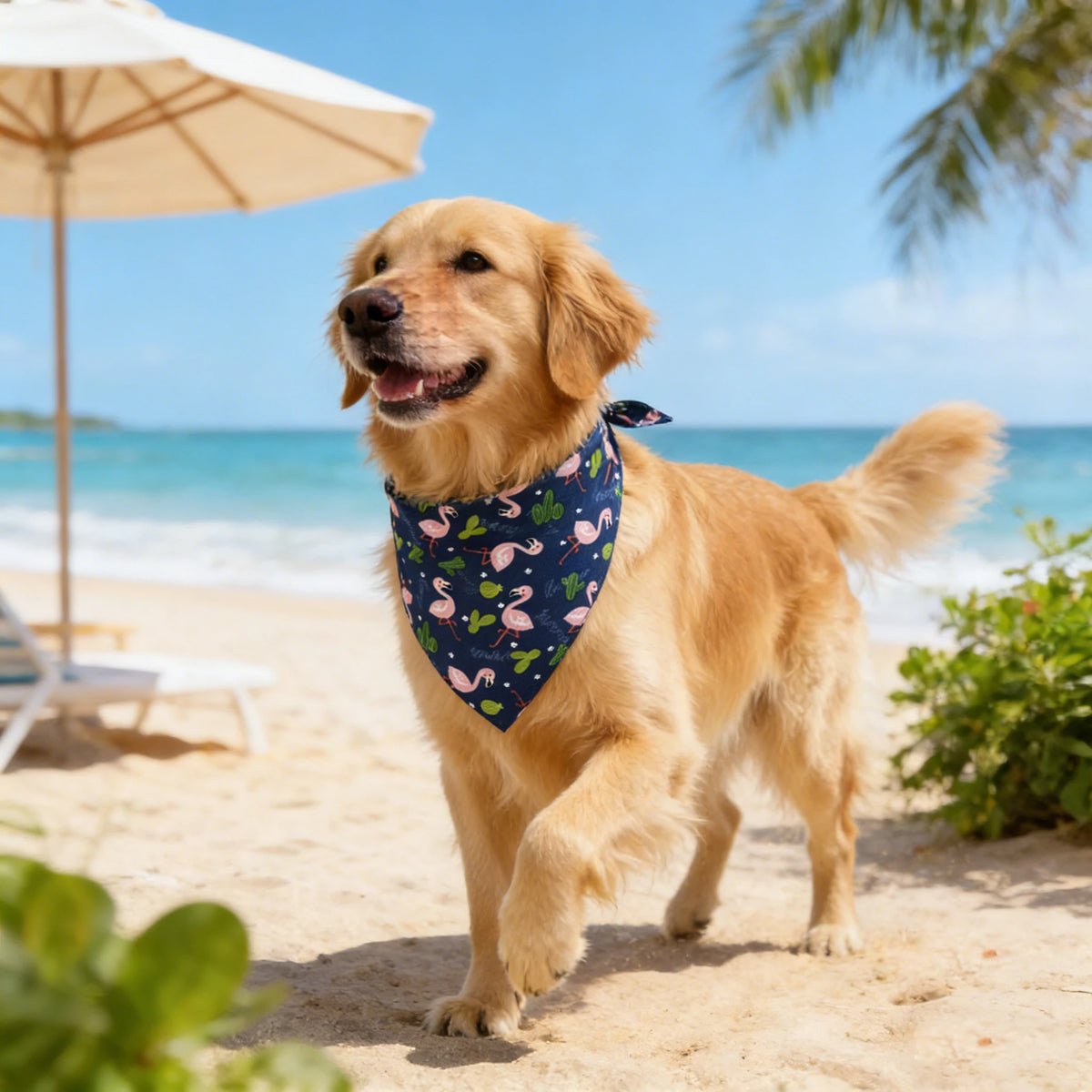 Soft Washable Dog Bandana Cloth Triangle Scarf Kerchief Adjustable