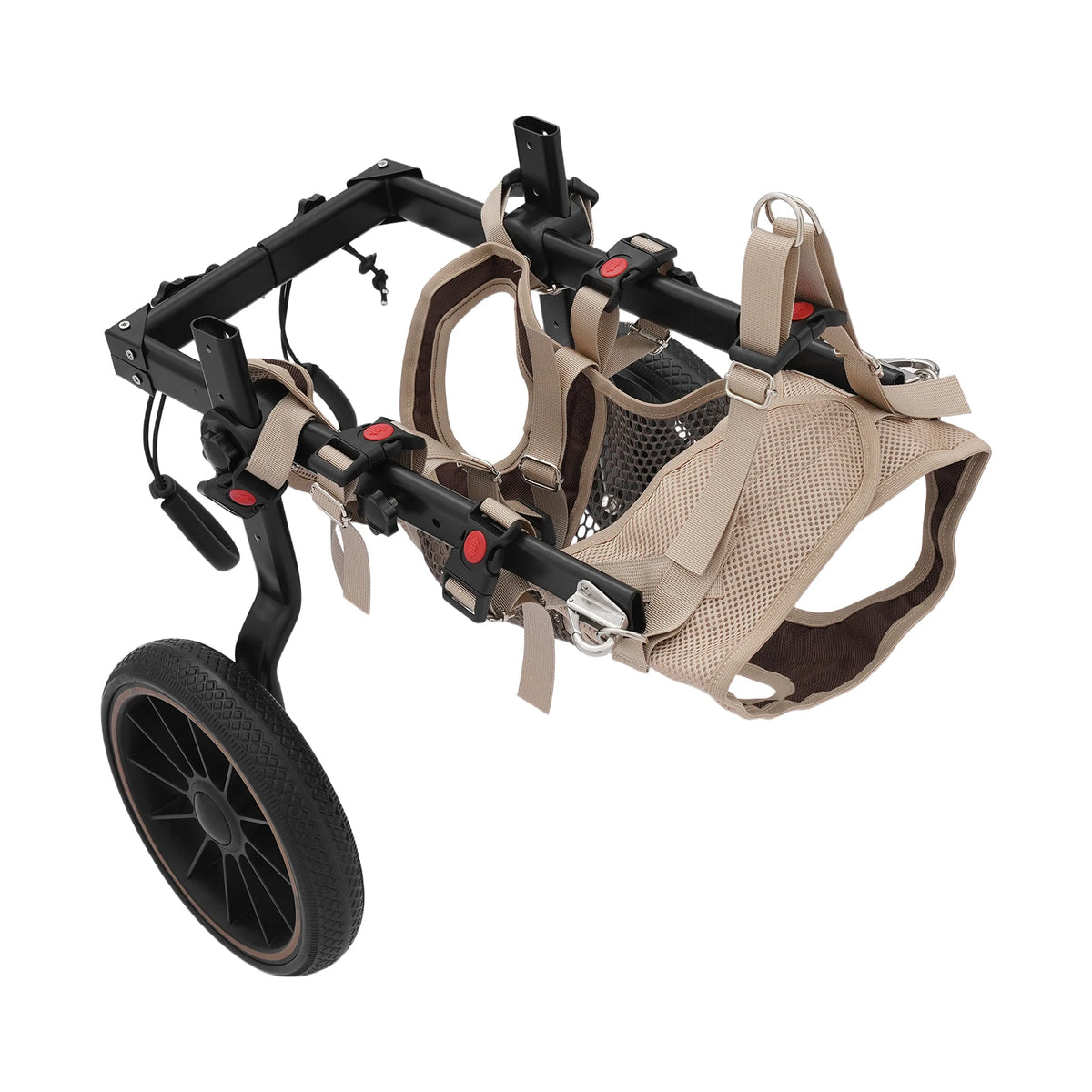 Bymaocar Adjustable Dog Wheelchair For Hind Leg Rehabilitation Support