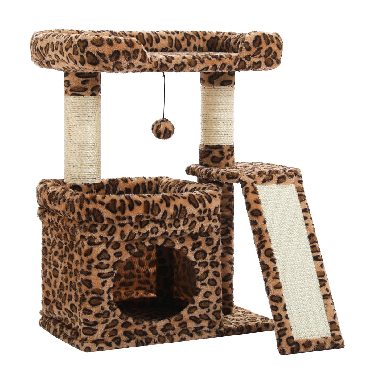 PAWZ Road Three Tier Indoor Cat Tree With Sisal Posts