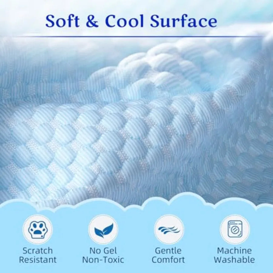Self Cooling Pet Mat Breathable Washable Summer Cooling Pad
