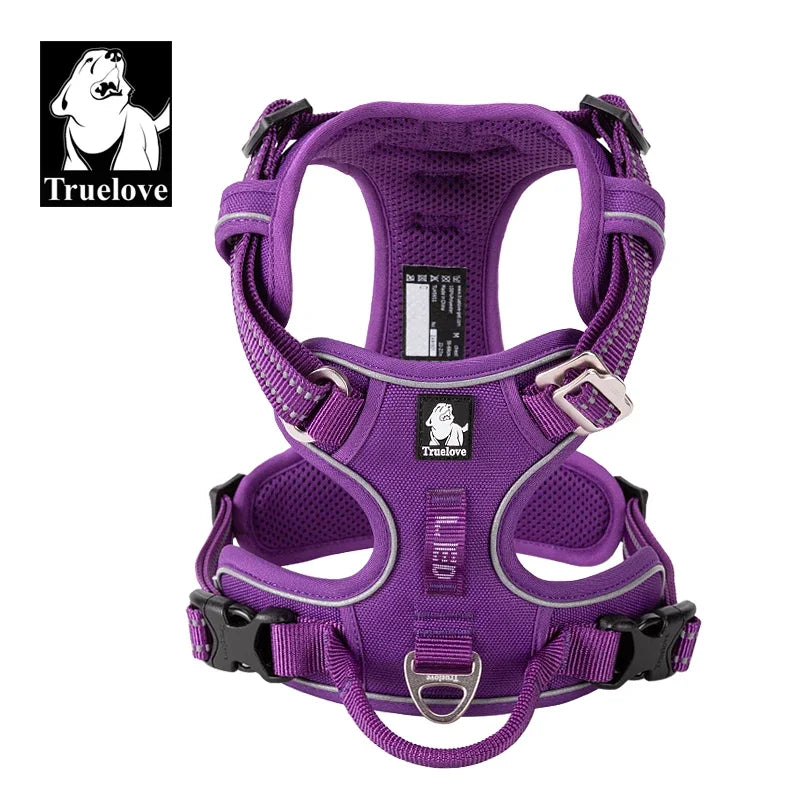 TRUELOVE Reflective Adjustable No Pull Dog Harness for Walking