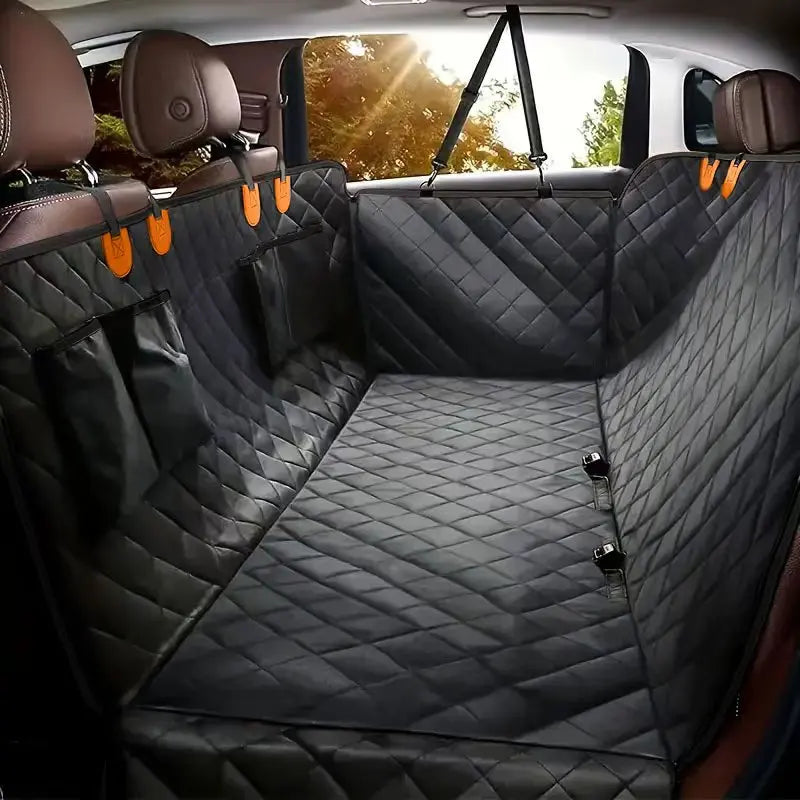 Premium Waterproof Dog Car Seat Cover With Nonslip Hammock Design