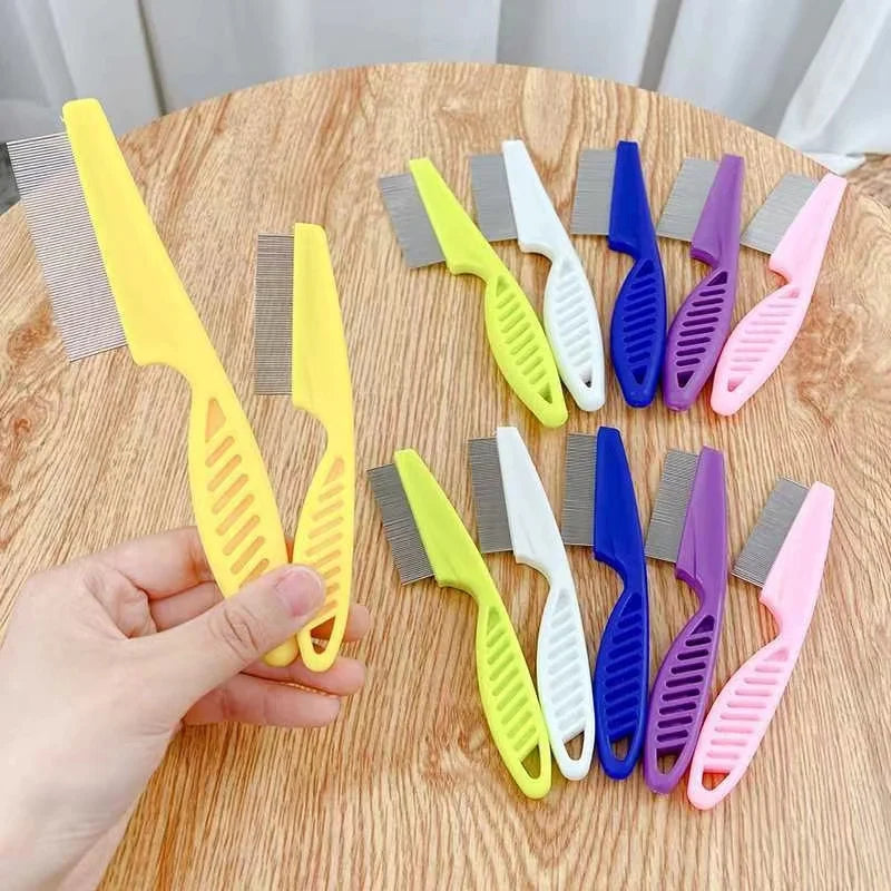 Comfortable Arc Handle Pet Grooming Comb For Cats And Dogs