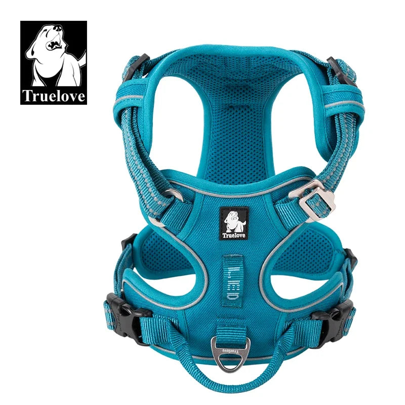 TRUELOVE Reflective Adjustable No Pull Dog Harness for Walking