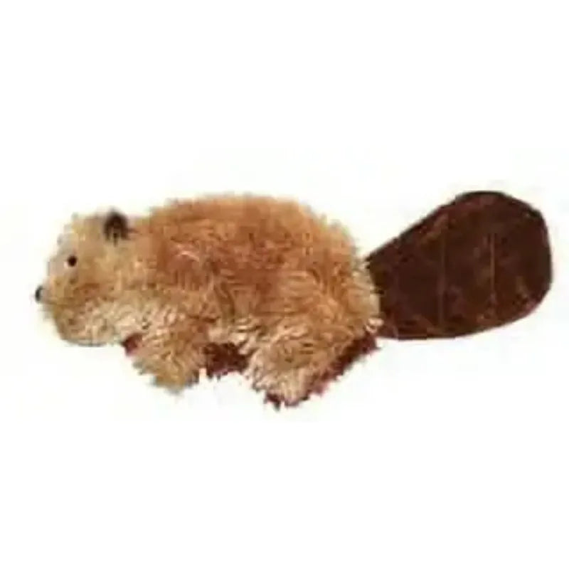 Fleece Beaver Dog Toy With Squeaker For Engaging Playtime