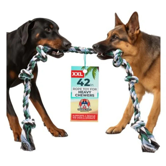Heavy Duty Nylon Dog Rope Toy For Aggressive Chewers