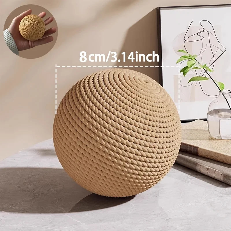 Interactive Sisal Cat Ball Toy Durable Scratcher For Curious Kittens