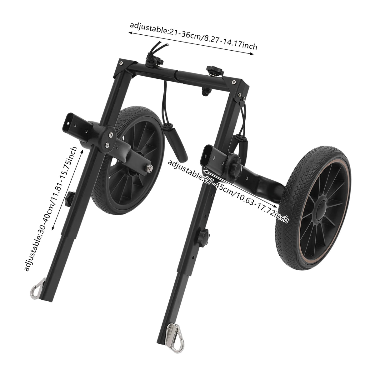 Bymaocar Adjustable Dog Wheelchair For Hind Leg Rehabilitation Support