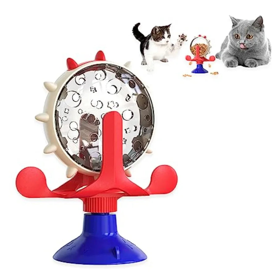 Interactive Rotating Pet Treat Dispenser Toy For Pets